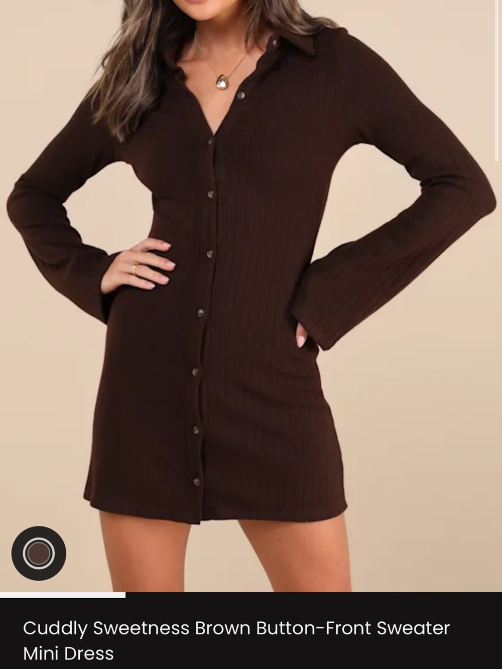 Lulus sweater dress